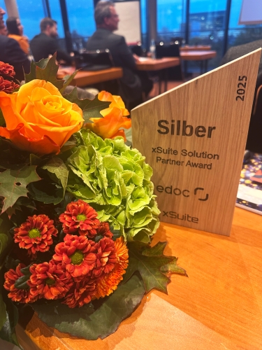 Auszeichnung xSuite Partner Summit Silver Partner Award